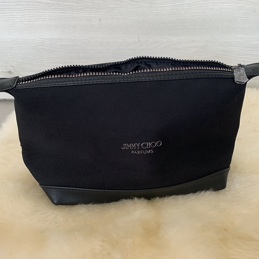 Jimmy Choo Parfums Black Cosmetic Bag Case, NWOT - Picture 8 of 11